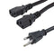 L-COM N515P-C132-15-2F N515P-C132-15-2F PWR Cord N5-15P-2X IEC C13 2 15A