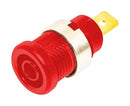 Mueller Electric BU-P72913-2 BU-P72913-2 Banana Test Connector Jack Panel Mount 36 A 1 kV Gold Plated Contacts Red