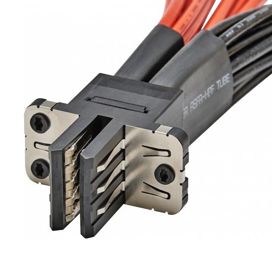 AMPHENOL COMMUNICATIONS SOLUTIONS 10156914-1GP126LF Cable Assembly, Busbar Socket to Free End, 2 Ways, 1 Row, 300 mm, 11.81 "