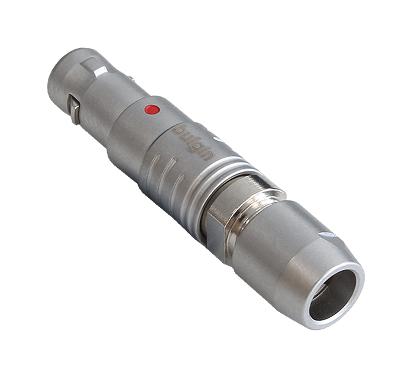 BULGIN LIMITED PPCFGG0002CLAD Circular Connector, Push Pull X Series, Straight Plug, 2 Contacts, Solder Pin, Push-Pull