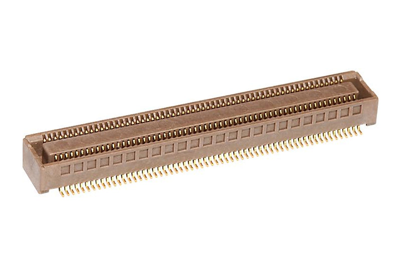 Molex 54684-1204 54684-1204 Mezzanine Connector Receptacle 0.635 mm 2 Rows 120 Contacts Surface Mount Phosphor Bronze