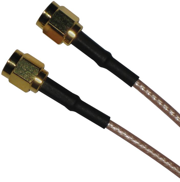 Amphenol RF 135101-03-24.00 135101-03-24.00 Coaxial Cable Assembly RG-316 24IN Black