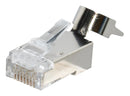 TUK PESPC Modular Connector, RJ45 Plug, 1 x 1 (Port), 8P8C, Cat8, Cable Mount