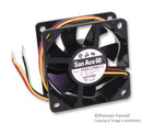 Sanyo Denki 9S0612F4011 9S0612F4011 DC Axial Fan 12 V Square 60 mm 25 Ball Bearing 17.3 CFM