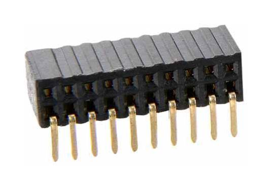 Harwin M50-3200445 M50-3200445 PCB Receptacle Board-to-Board 1.27 mm 2 Rows 8 Contacts Through Hole Mount Right Angle