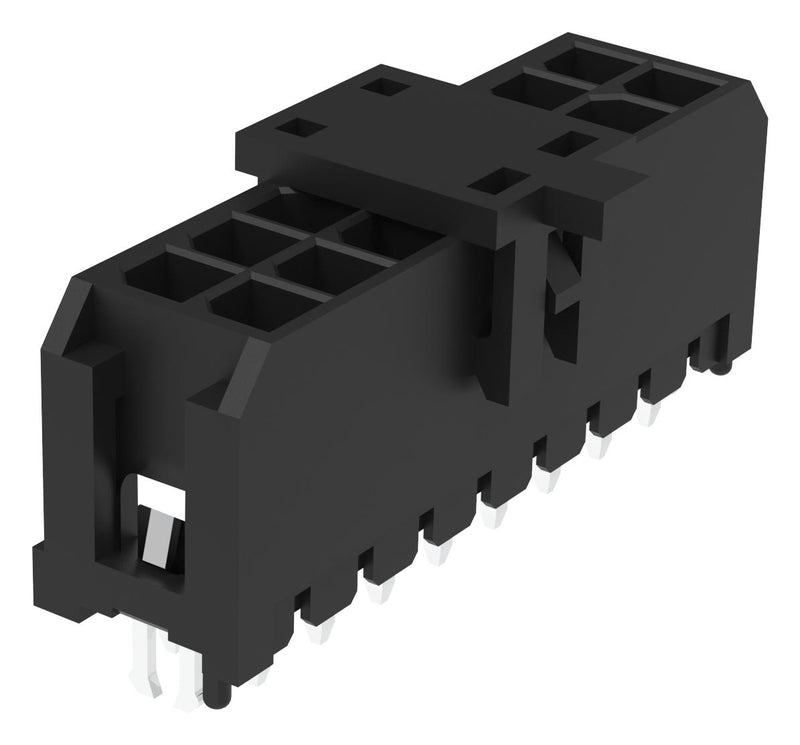 AMPHENOL COMMUNICATIONS SOLUTIONS G88MP161020CREU Pin Header, Wire-to-Board, 3 mm, 2 Rows, 16 Contacts, Through Hole Straight