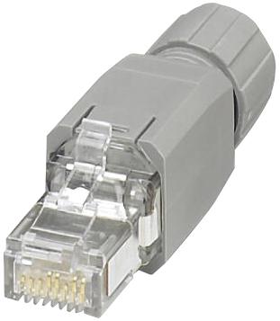 PHOENIX CONTACT 1656725 Modular Connector, RJ45 Plug, 1 x 1 (Port), 8P8C, Cat5, IP20, Cable Mount GTIN UPC EAN: 4046356030045 VS-08-RJ45-5-Q/IP20