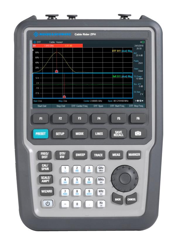 Rohde &amp; Schwarz ZPH-FOX4 ZPH-FOX4 Handheld Analyzer 2MHZ TO 4GHZ