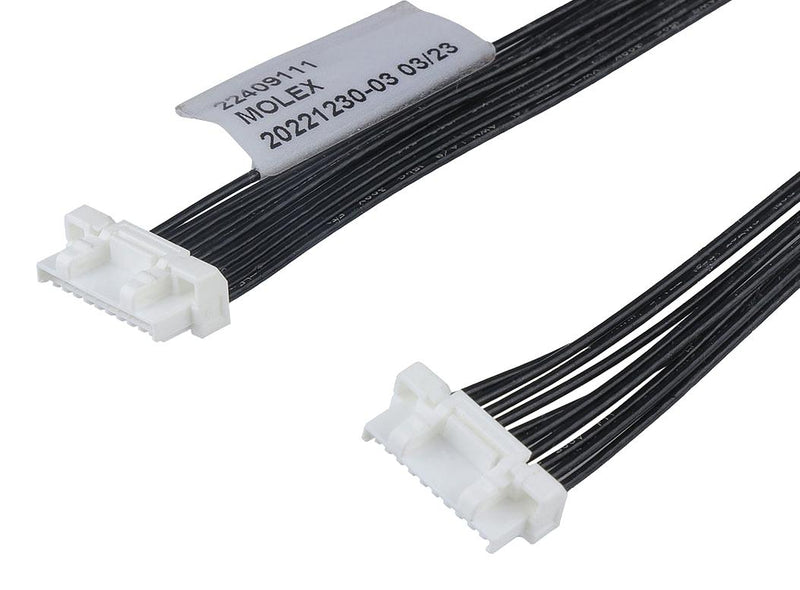 MOLEX 224091-1104 Cable Assembly, CLIK-Mate Plug to CLIK-Mate Plug, 10 Ways, 1.25 mm, 1 Row, 600 mm, 23.62 "