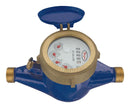 DWYER WMT2-A-C-04-1. MULTI JET WATER METER, 232PSI, 1" NPT