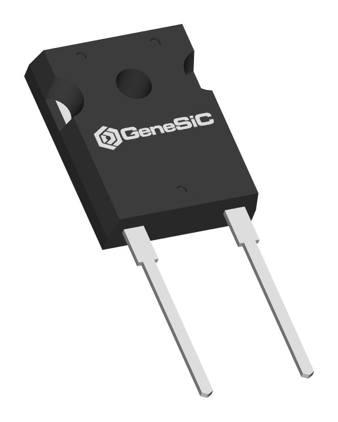 GENESIC SEMICONDUCTOR GD10MPS12H Silicon Carbide Schottky Diode, MPS Series, Single, 1.2 kV, 23 A, 32 nC, TO-247