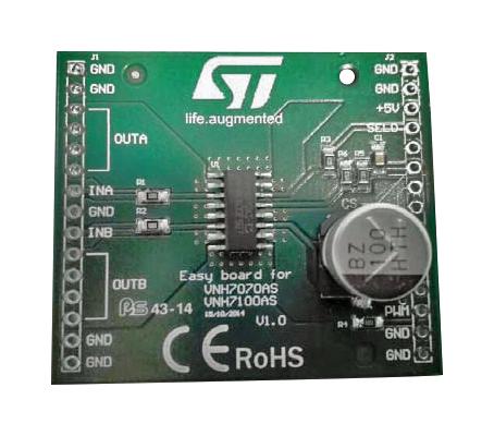 Stmicroelectronics EV-VNH7070AS EV-VNH7070AS Evaluation Board VNH7070AS Full-Bridge Motor Driver High-Side 15A 4V-28V Input 0.07 Ohm