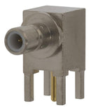 AMP - TE Connectivity 5414337-1 5414337-1 RF / Coaxial Connector SMB Right Angle Jack Through Hole 50 ohm Brass