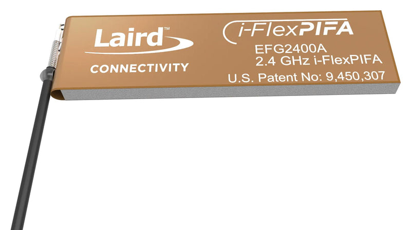 Laird Connectivity EFG2400A3S-10MH4L EFG2400A3S-10MH4L RF Antenna 2.4 GHz to 2.48 Pifa 3.4 dBi 50 ohm Adhesive