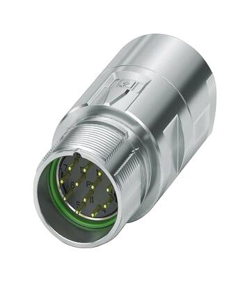 PHOENIX CONTACT 1629114 Sensor Connector, M23 PRO Series, M23, Male, 12 Positions, Crimp Pin - Contacts Not Supplied M23-12P1N8A9003S