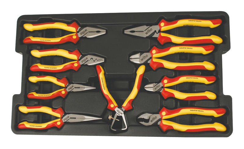 WIHA 32999 PLIERS AND CUTTERS SET, 9PCS