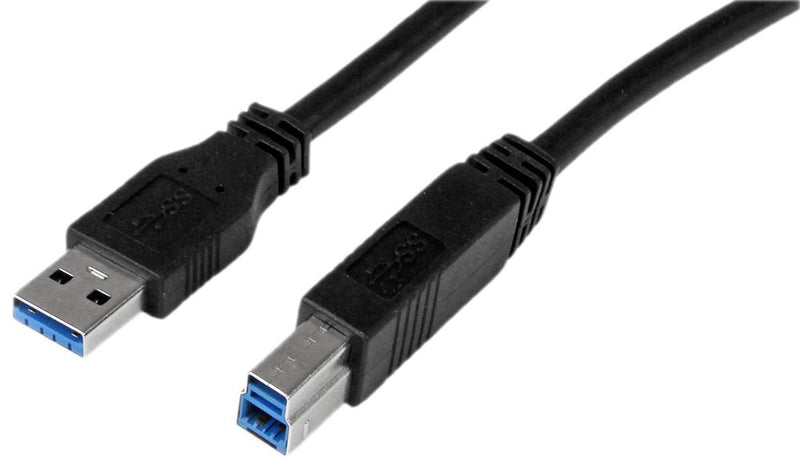 Startech USB3SAB3MBK USB3SAB3MBK USB Cable Type A Plug to B 3 m 9.8 ft 3.0 Black