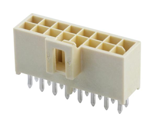 Molex 105310-2216 105310-2216 Pin Header Power Wire-to-Board 2.5 mm 2 Rows 16 Contacts Through Hole Straight