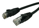 AMPHENOL COMMUNICATIONS SOLUTIONS RJE1Y22A53152401 Ethernet Cable, Cat6, RJ45 Plug to RJ45 Plug, UTP (Unshielded Twisted Pair), Black, 1.53 m, 5 ft