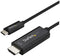 STARTECH CDP2HD1MBNL Audio / Video Cable Assembly, USB Type C Plug, HDMI Plug, 3.28 ft, 1 m, Black GTIN UPC EAN: 0065030875448