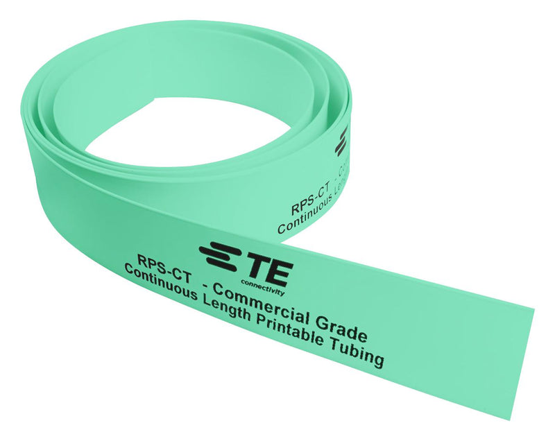 RAYCHEM - TE CONNECTIVITY TMS-CT-50M-3/16-OUT-5 Heat Shrink Tubing, 3:1, 0.187 ", 4.75 mm, Green, 164 ft, 50 m