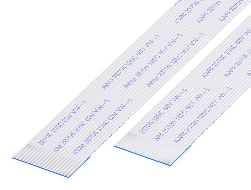 GCT (GLOBAL CONNECTOR TECHNOLOGY) 05-26-A-0101-A-4-06-4-T FFC / FPC Cable, 26 Core, 0.5 mm, Same Sided Contacts, 4 ", 101 mm, White