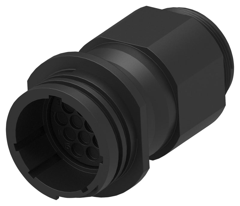 AMP - TE Connectivity 796276-1 796276-1 Circular Connector CPC Series 1 Cable Mount Receptacle 16 Contacts Nylon (Polyamide) Body