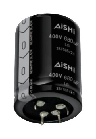 Aishi ELG2GM471R50KT ELG2GM471R50KT Electrolytic Capacitor 470 &Acirc;&micro;F 400 V &plusmn; 20% Snap-In 12000 Hours @ 85&deg;C