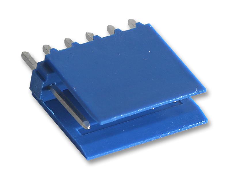 AMP - TE Connectivity 281695-6 281695-6 Pin Header Wire-to-Board 2.54 mm 1 Rows 6 Contacts Through Hole Straight Ampmodu HE14