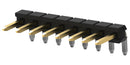 TE CONNECTIVITY 2MM-HB-S10-HT-02-H-TB Pin Header, Board-to-Board, 2 mm, 1 Rows, 10 Contacts, Through Hole Right Angle, 2MM-HB Series