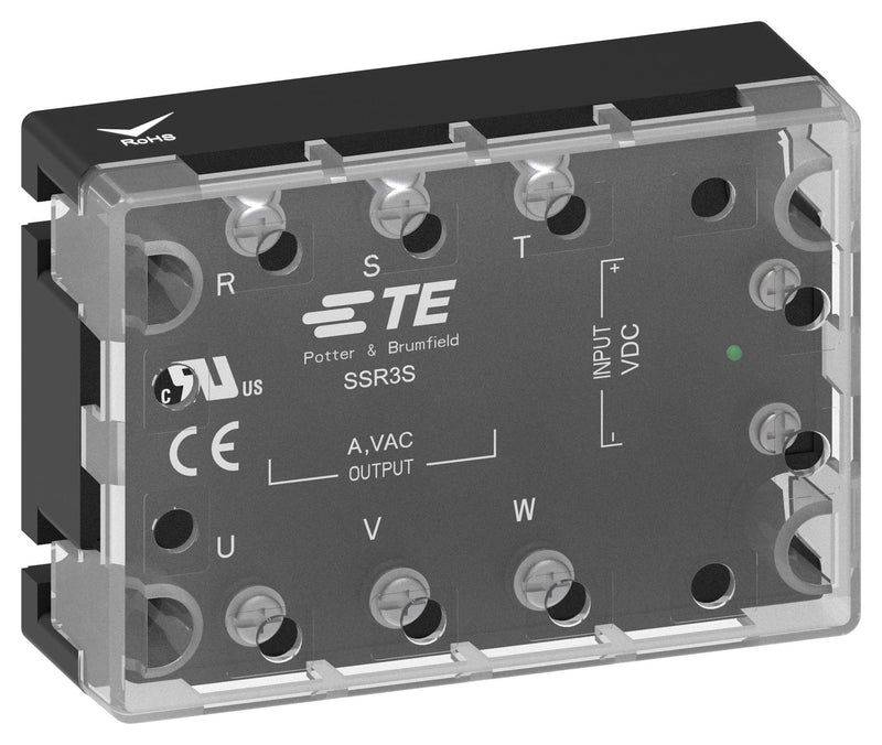 POTTER&amp;BRUMFIELD - TE Connectivity SSR3S-480D40R SSR3S-480D40R Solid State Relay Spst 40A 48V-480V