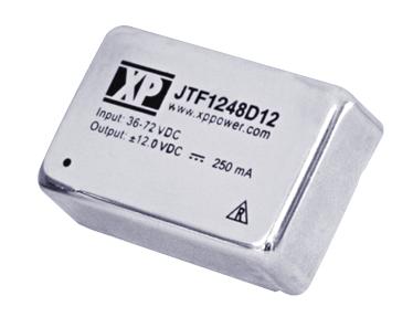 XP POWER JTF1224S3V3 Isolated Through Hole DC/DC Converter, 4:1 Input, ITE, 4:1, 12 W, 1 Output, 3.3 V, 3.5 A