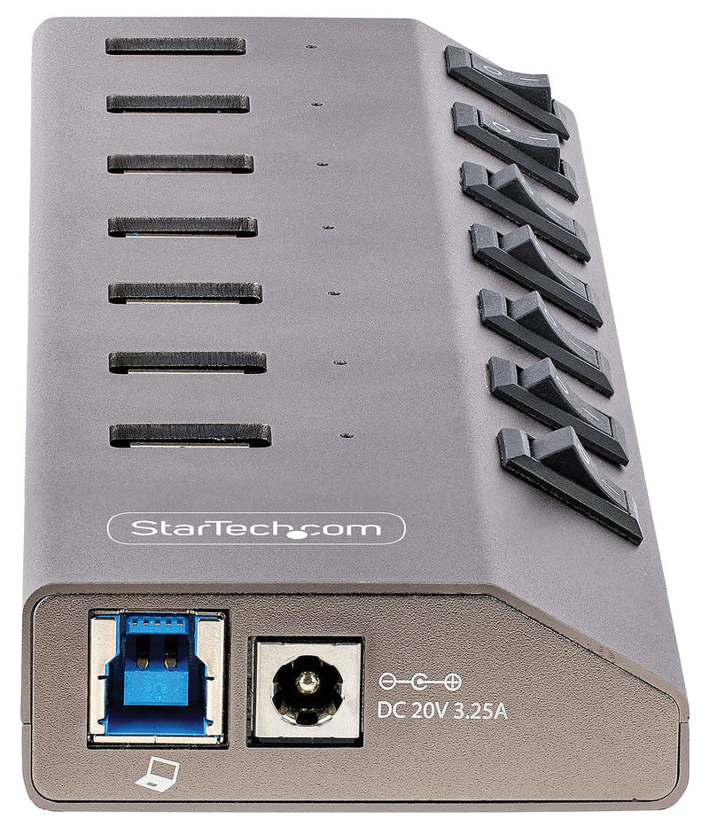 Startech 5G7AIBS-USB-HUB-EU 5G7AIBS-USB-HUB-EU Hub 7 Ports USB 3.0 5 Gbps Bus Powered With Optional Adaptor