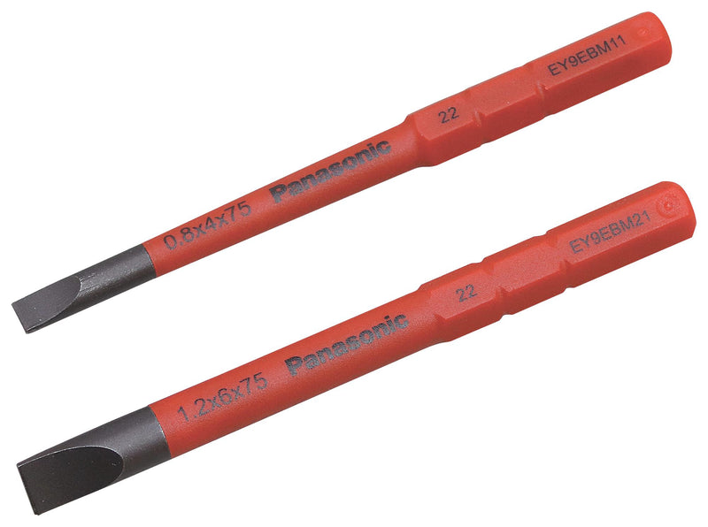 PANASONIC EY9EBS03E32 Insulated Bit Set, 2 Piece