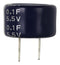 EATON BUSSMANN KW-5R5C104-R Supercapacitor, 0.1 F, 5.5 V, PC Pin, -20%, +80%, 5 mm, 2000 hours @ 85&deg;C