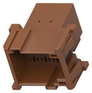 AMP - TE Connectivity 1-967626-3 1-967626-3 Automotive Connector Housing Brown Timer System Plug 9 Ways