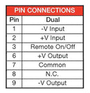 XP POWER IT2415S Isolated Through Hole DC/DC Converter, Regulated, ITE, 4:1, 3 W, 2 Output, 15 V, 100 mA