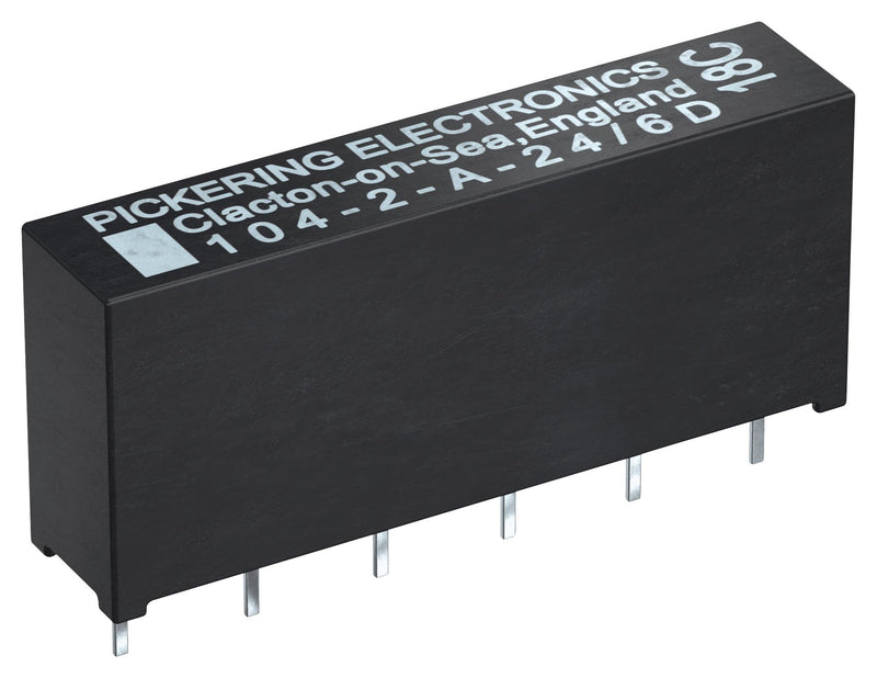 Pickering 104-2-A-5/2D 104-2-A-5/2D Reed Relay DPST-NO 5 V 104 Series Through Hole 250 ohm 1 A