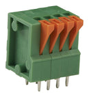 TE Connectivity 1-2834015-4 1-2834015-4 Wire-To-Board Terminal Block 2.54 mm 4 Ways 26 AWG 20 Clamp