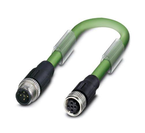 Phoenix Contact SAC-5P-M12MSB/ 10-900/M12FSB SAC-5P-M12MSB/ 10-900/M12FSB Sensor Cable 5P M12 Plug Receptacle 5 Positions 1 m 3.28 ft