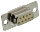 NORCOMP 172-E09-203R011 D Sub Connector, DB9, Standard, Receptacle, 172-E M Series, 9 Contacts, DE, Solder Cup