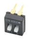 Alcoswitch - TE Connectivity 1825360-1 1825360-1 DIP / SIP Switch 2 Circuits Slide Through Hole Spst 24 V 100 mA