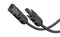 STAUBLI 32.0026-100-21 Cable Assembly, Multi-Contact MC4 Plug to Multi-Contact MC4 Receptacle, 3.28 ft, 1 m, Black