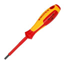 KNIPEX 98 13 40 Screwdriver, Hex, 4 mm Tip, 182 mm Length, Chrome Vanadium Steel