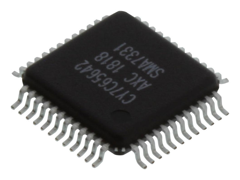 Infineon CY7C65642-48AXC CY7C65642-48AXC USB Interface HX2VL Tetrahub Architecture Hub Controller 2.0 3.15 V 3.6 Tqfp