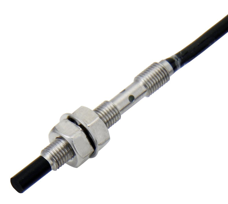 OMRON INDUSTRIAL AUTOMATION E2E-S04N02-WC-B1 2M Proximity Sensor, Inductive, 2 mm, PNP/SPST-NO, 4 mm Thread, 10 to 30 VDC