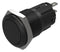 EAO 82-4951.1000 Vandal Resistant Switch, 82 Series, 16 mm, SPDT, Momentary, Round Flat Flush, Black