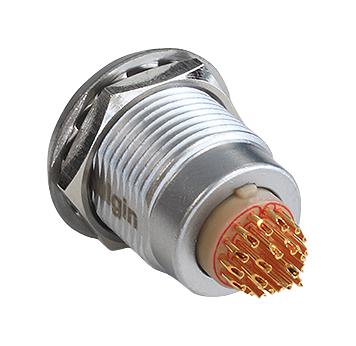 BULGIN LIMITED PPCEGG2B06CLL Circular Connector, Push Pull X Series, Panel Mount Receptacle, 6 Contacts, Solder Socket