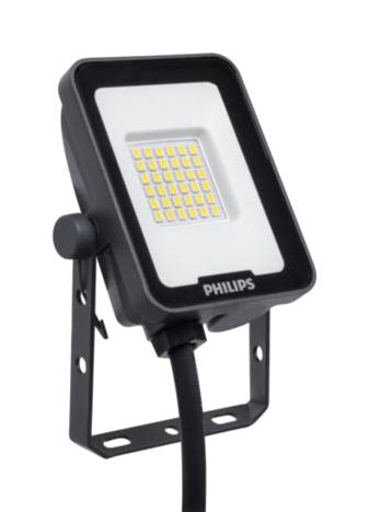 PHILIPS LIGHTING 9.11402E+11 Floodlight, LED, 4000 K, 2400 lm, 20 W, IP65, 110&deg; x 110&deg; Beam Angle, 130 mm L x 97 mm W x 25.5 mm D GTIN UPC EAN: 8719514533554