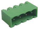 PHOENIX CONTACT 1755752 Terminal Block, Header, 5.08 mm, 4 Ways, 12 A, 250 V, Through Hole Vertical MSTBVA 2,5/ 4-G-5,08, GTIN UPC EAN: 4017918029333